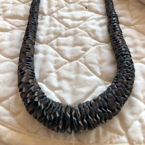 Handmade wooden necklace